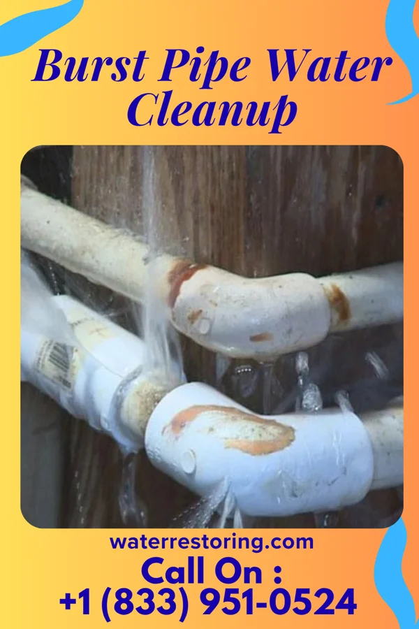 Burst Pipe Water Cleanup in New London, CT